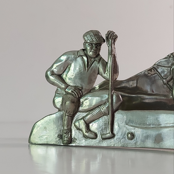 Perfect pewter letter holder for golf enthusiasts. - Picture 8 of 8